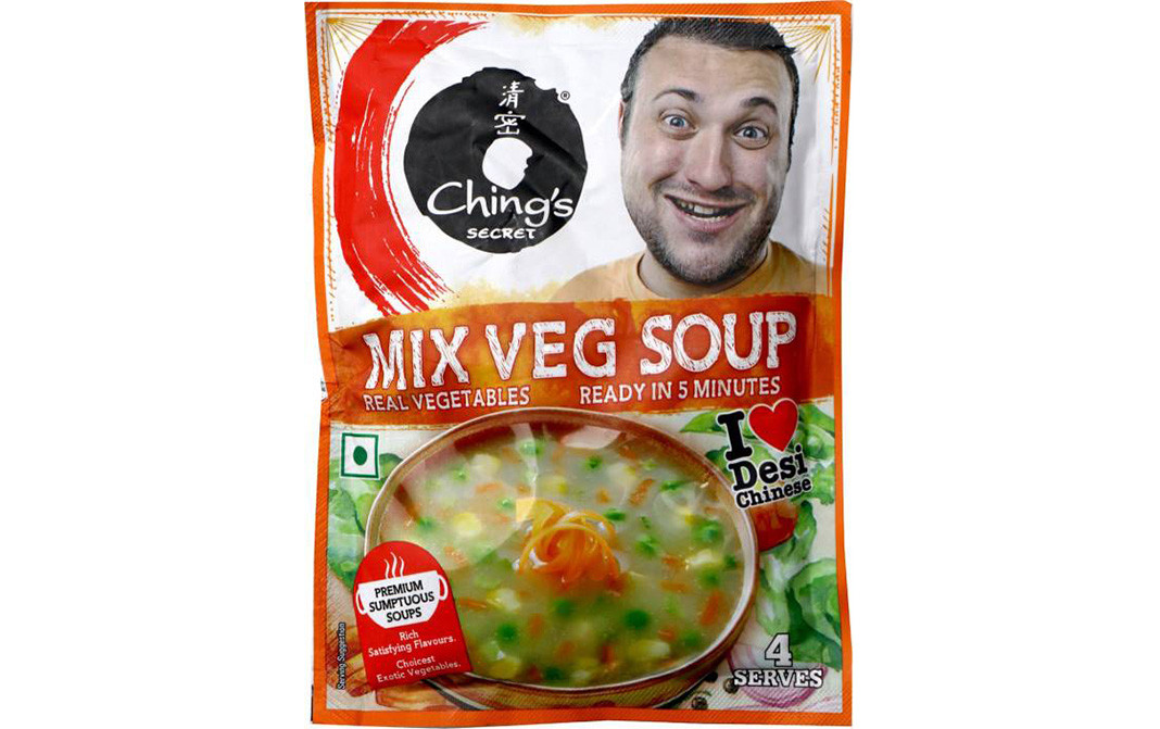 Ching's Secret Mix Veg Soup   Pack  55 grams